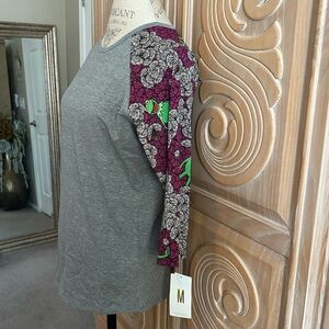 LuLaRoe Disney Edition Kermit the Frog Randy Shirt. Size Medium